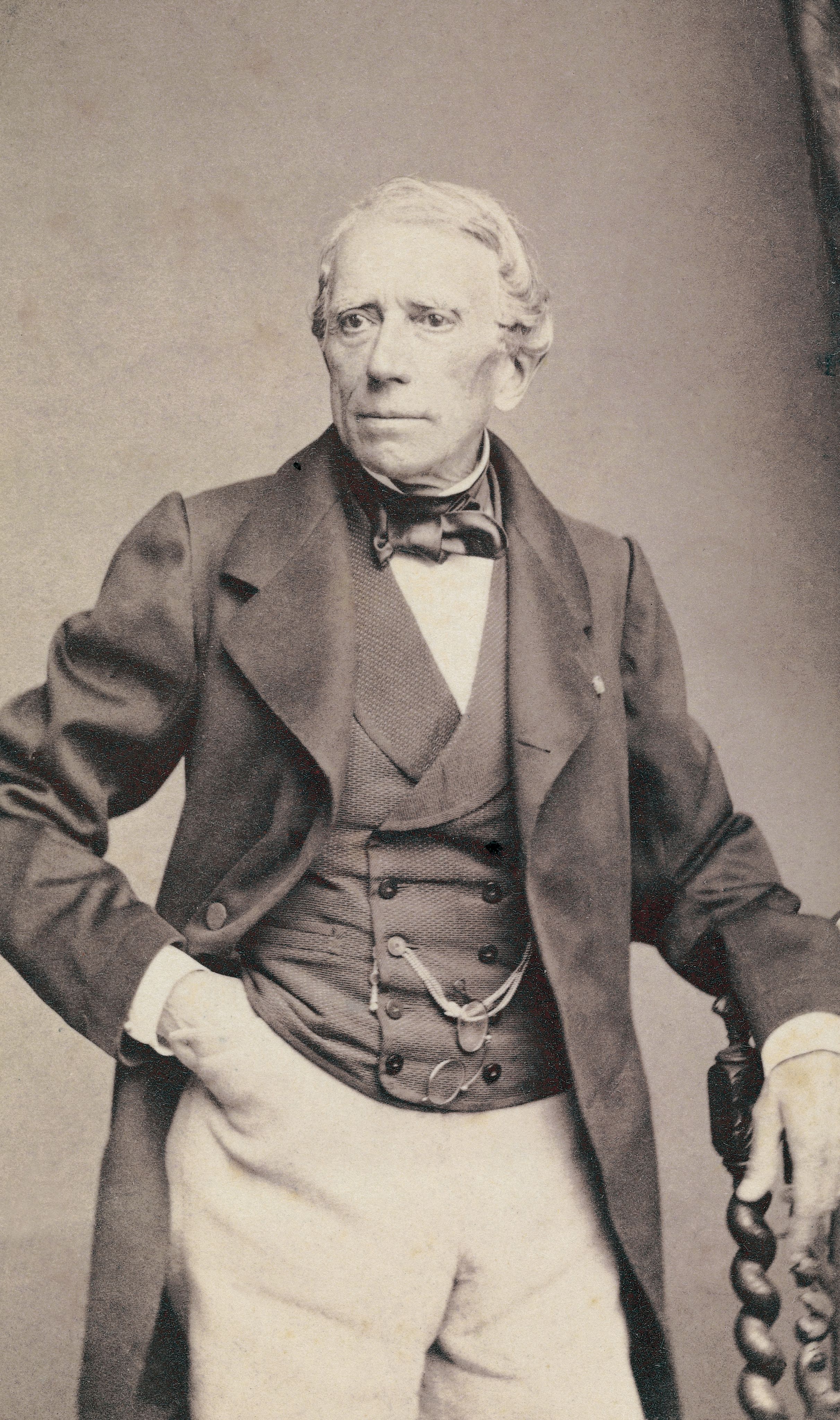 Le célèbre écrivain danois, auteur de contes Hans Christian Andersen en 1865.