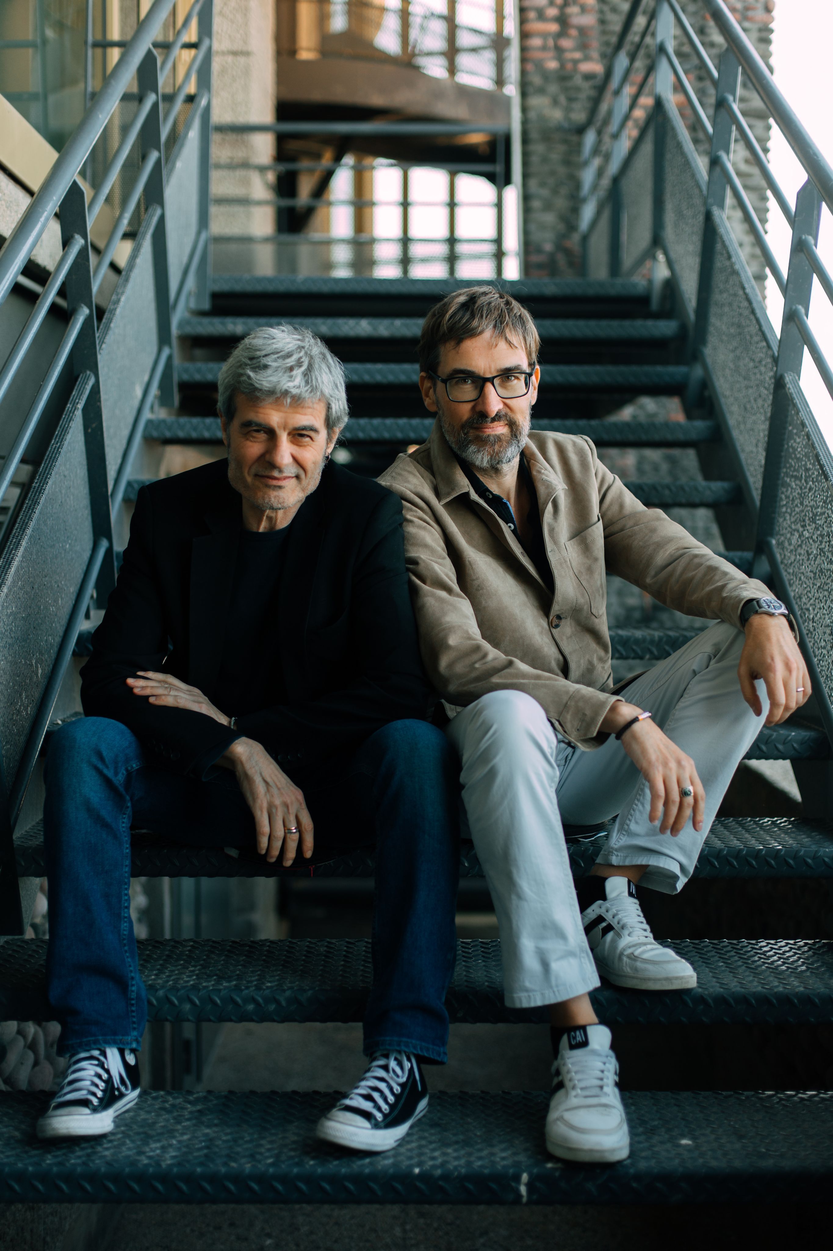 L'auteur Serge Lehman et le dessinateur Yann Legendre