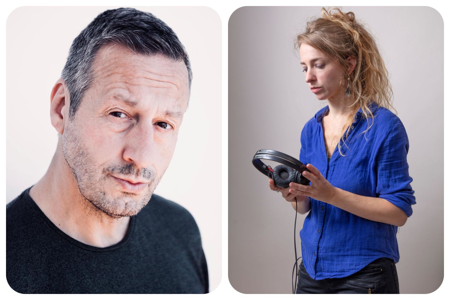 Fabrice Melquiot et Sophie Berger (©Gallimard_Francesca Mantovani)