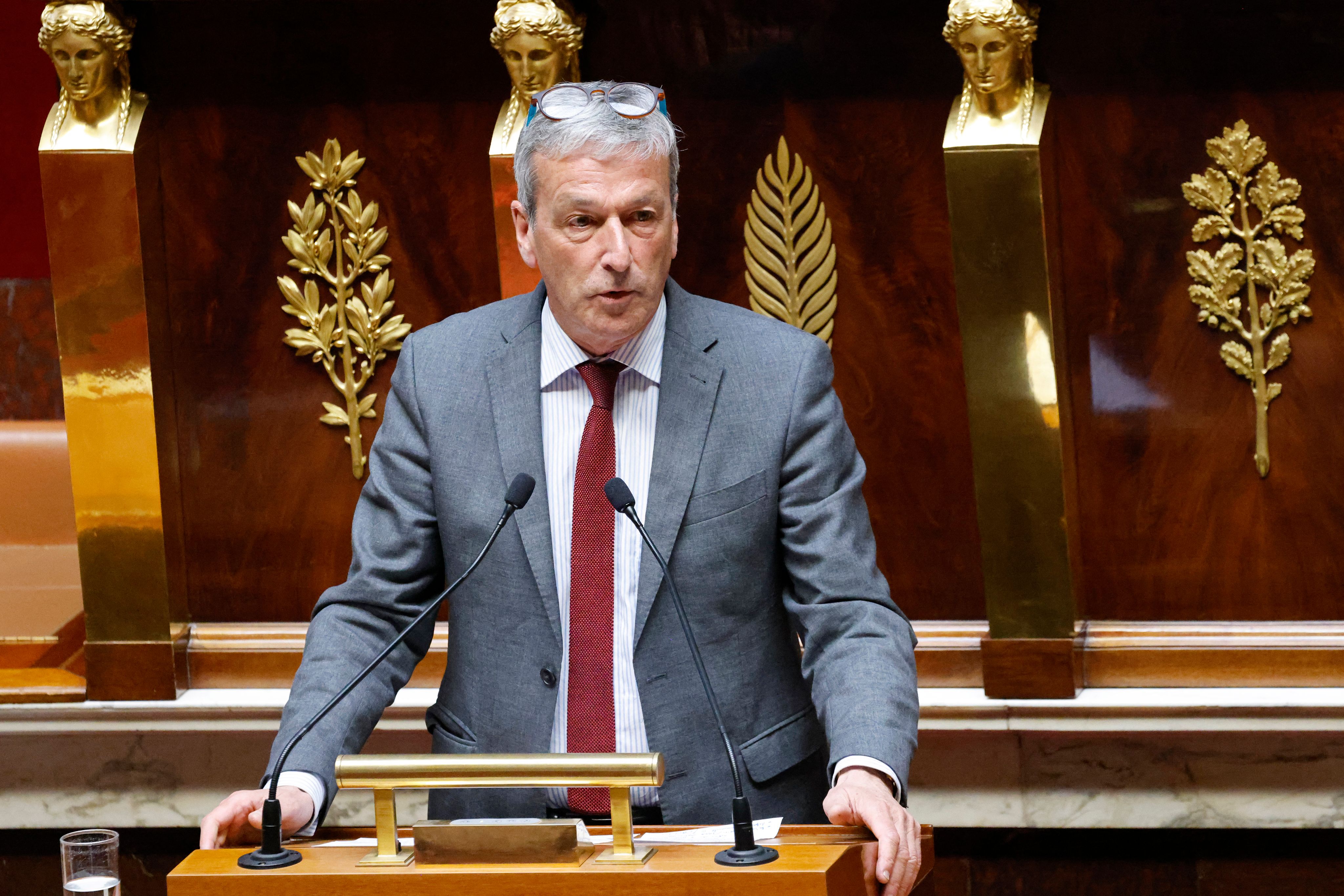 Philippe Vigier, à l'Assemblée nationale, le 12 mai 2025.