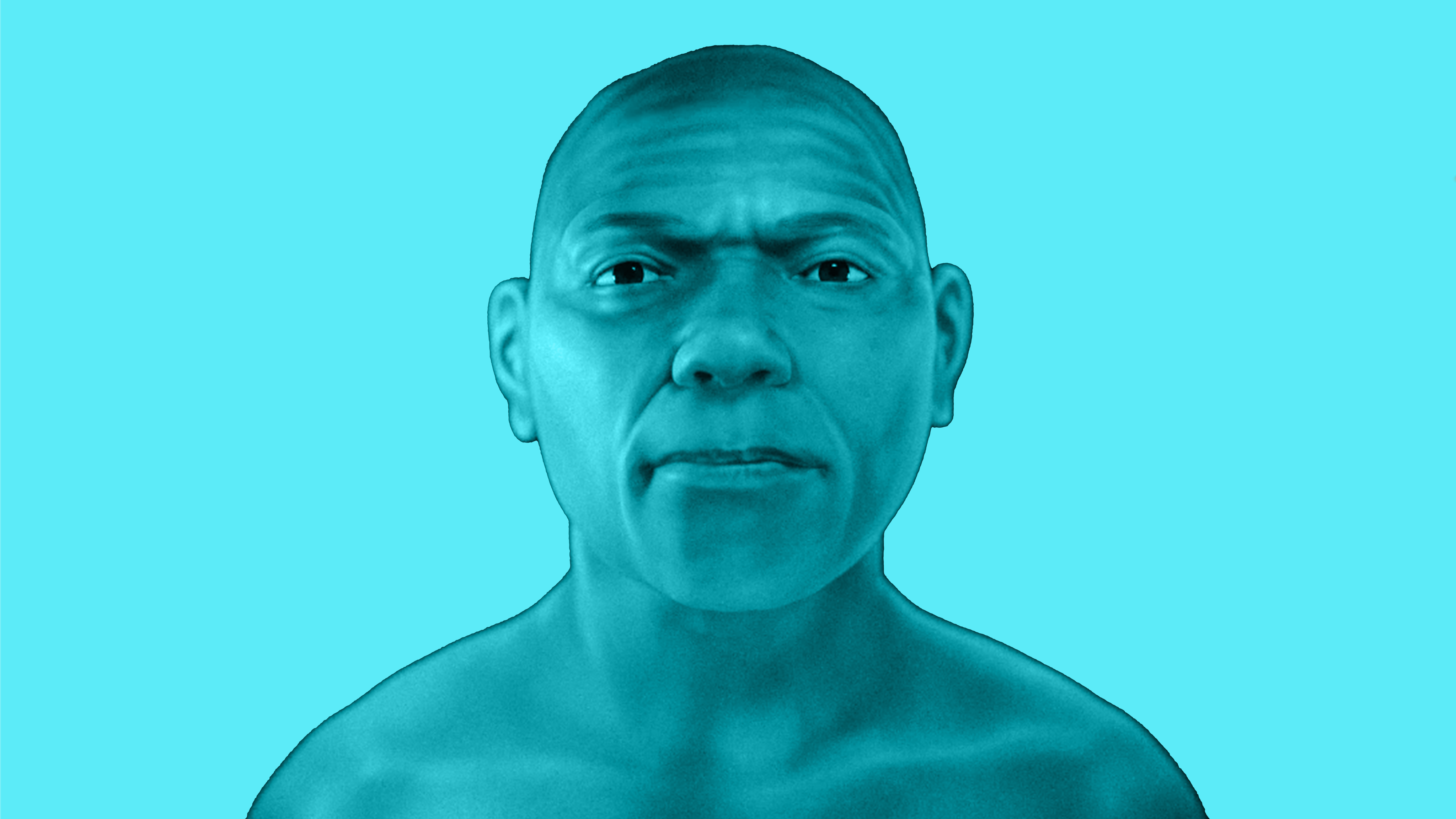 Reconstitution du visage de Skhul-5,  un Homo sapiens vieux de plus de 90 000 ans, découvert sur le Mont Carmel, en Israël