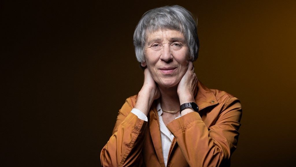 La romancière Caroline Lamarche présente "Le Bel obscur", son nouveau roman. ©AFP - ©JOEL SAGET / AFP