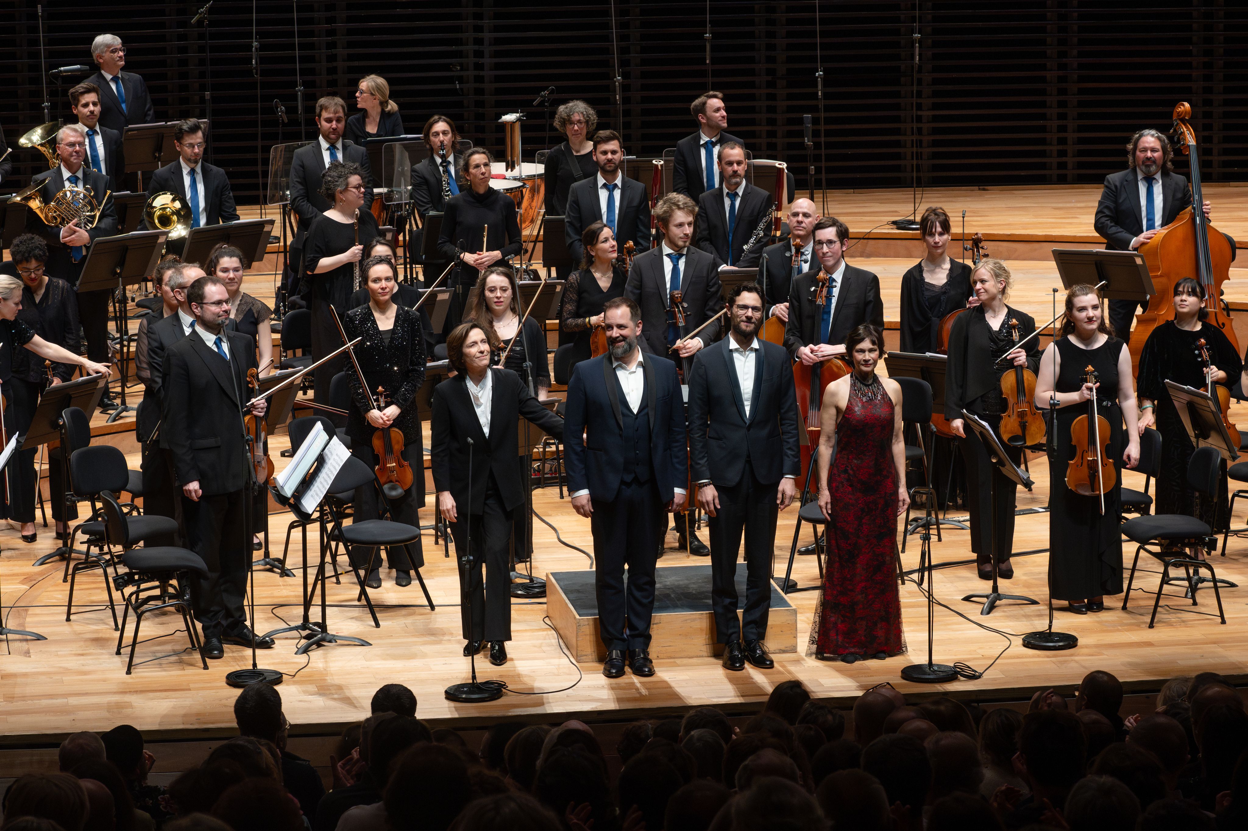 Laurence Equilbey, Etienne Dupuis, Julien Dran, Sandrine Piau et L'Orchestre de Chambre de Paris