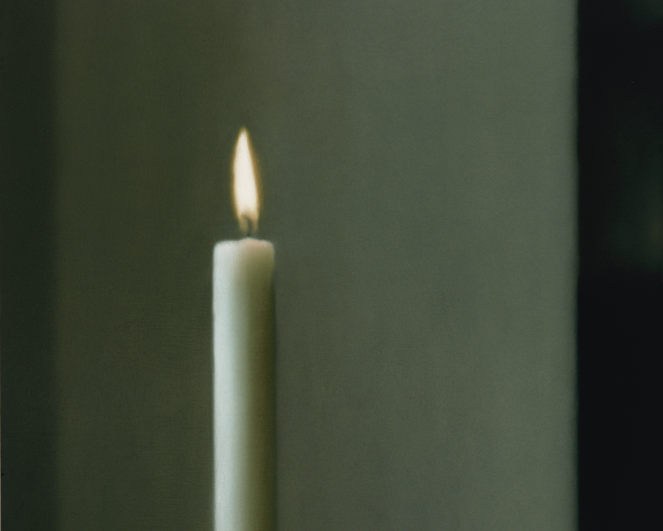 Gerhard Richter, Kerze [Bougie], 1982 (CR 511-1) Huile sur toile, 95 x 90 cm Collection Institut d'art contemporain, Villeurbanne/Rhône-Alpes