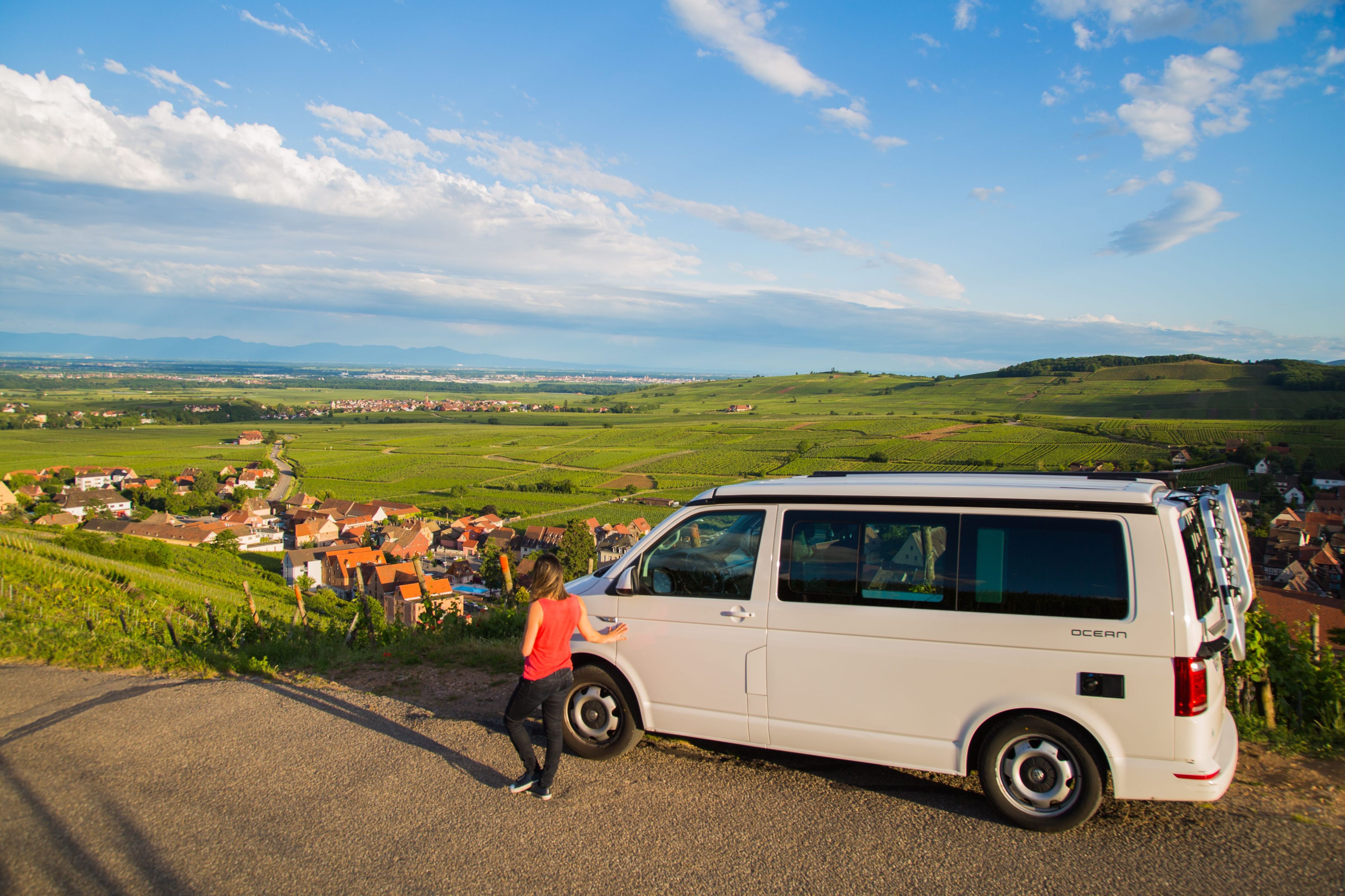 Sur les hauteurs de Riquewihr, Haut-Rhin, en 2019.