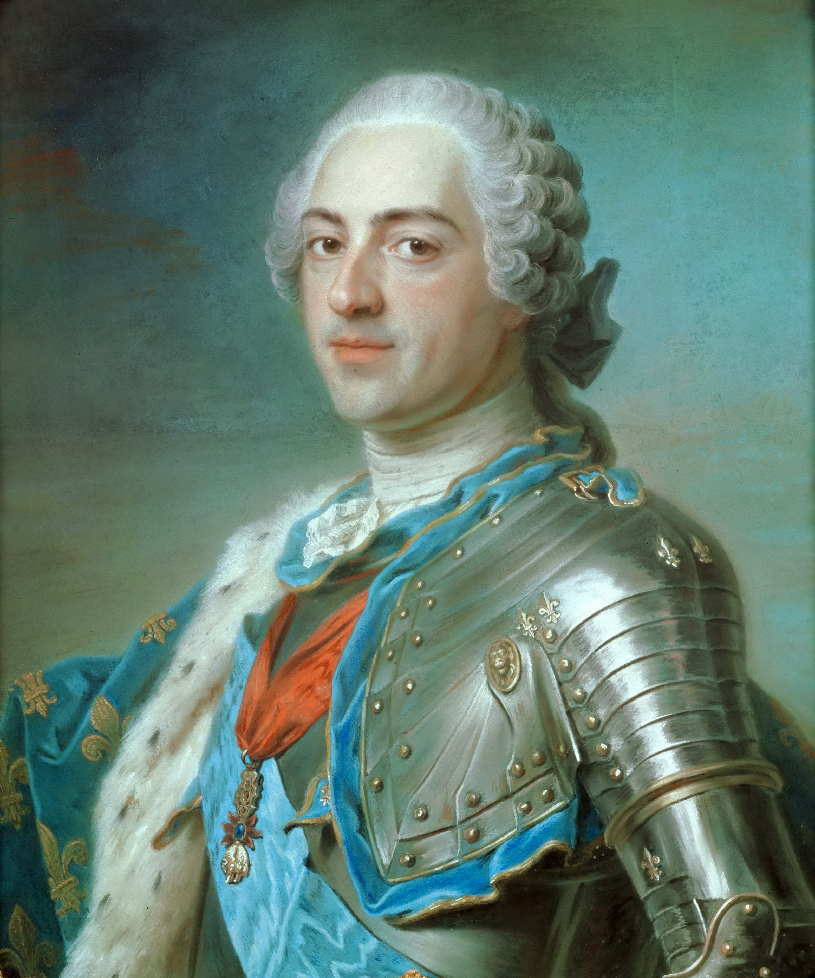 Portrait de Louis XV en buste (1710-1774)