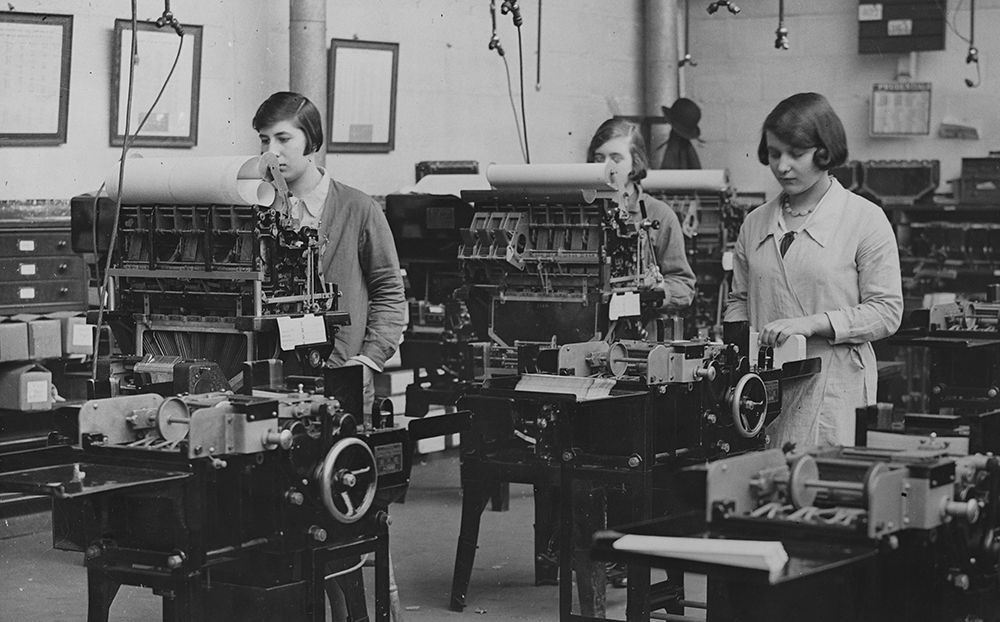 Calculatrices humaines en 1925