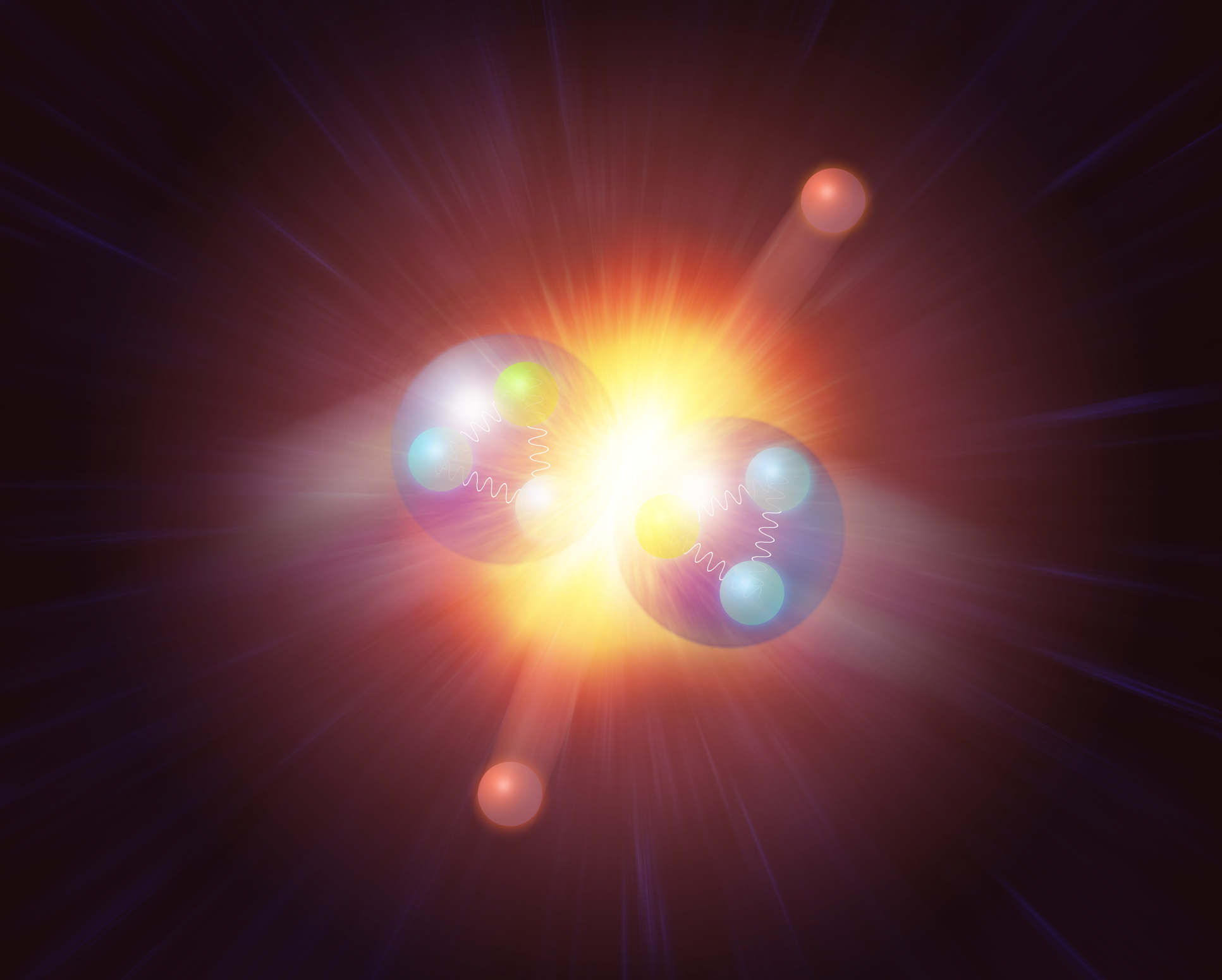 Illustration d'artiste du boson de Higgs