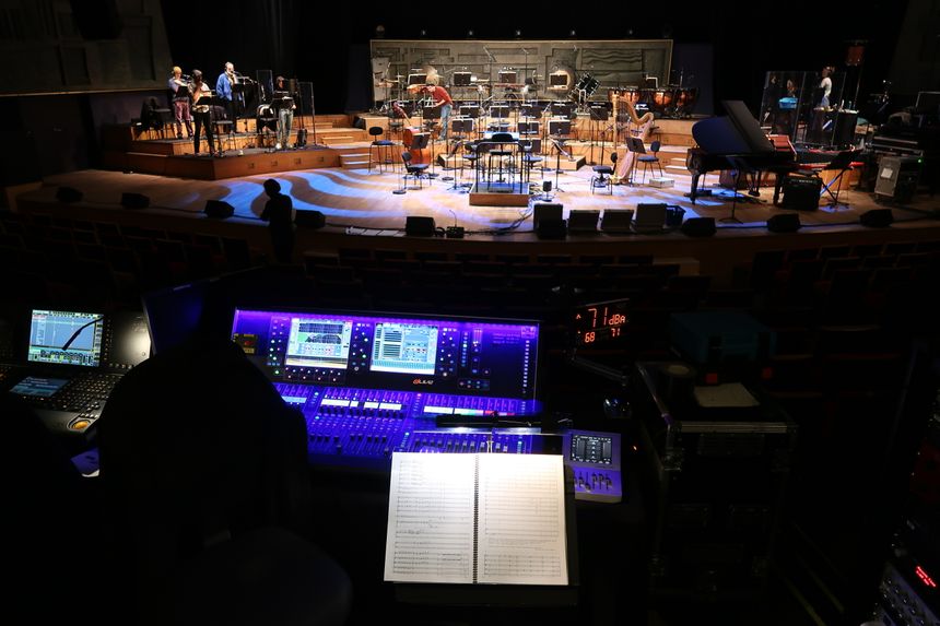Enregistrement du concert fiction "Lîle mystérieuse"