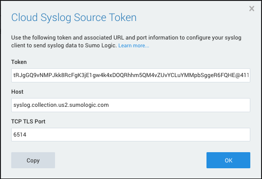 New Features 40 whats new Cloud Syslog Source Certificate