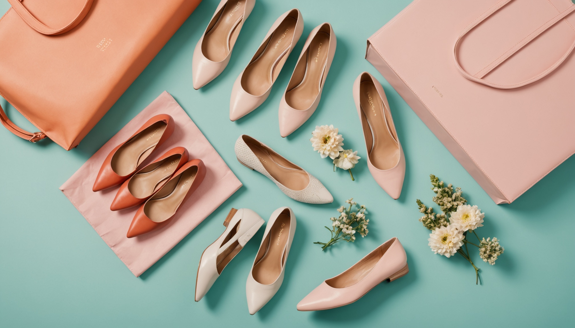 Illustration générée par IA de chaussures femme pas cher, ne représente pas un modèle exact