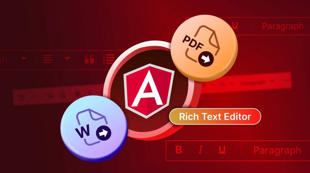 Seamlessly Import and Export Word and PDF in Angular Rich Text Editor