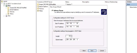 Image showing how to define an IP address range.