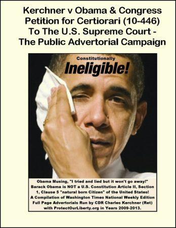Kerchner v Obama & Congress Cover Pg