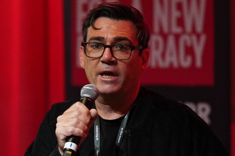 Andy Burnham, Mayor of Greater Manchester, speaking at a Labour Conference fringe event on renewing Britain's democracy.