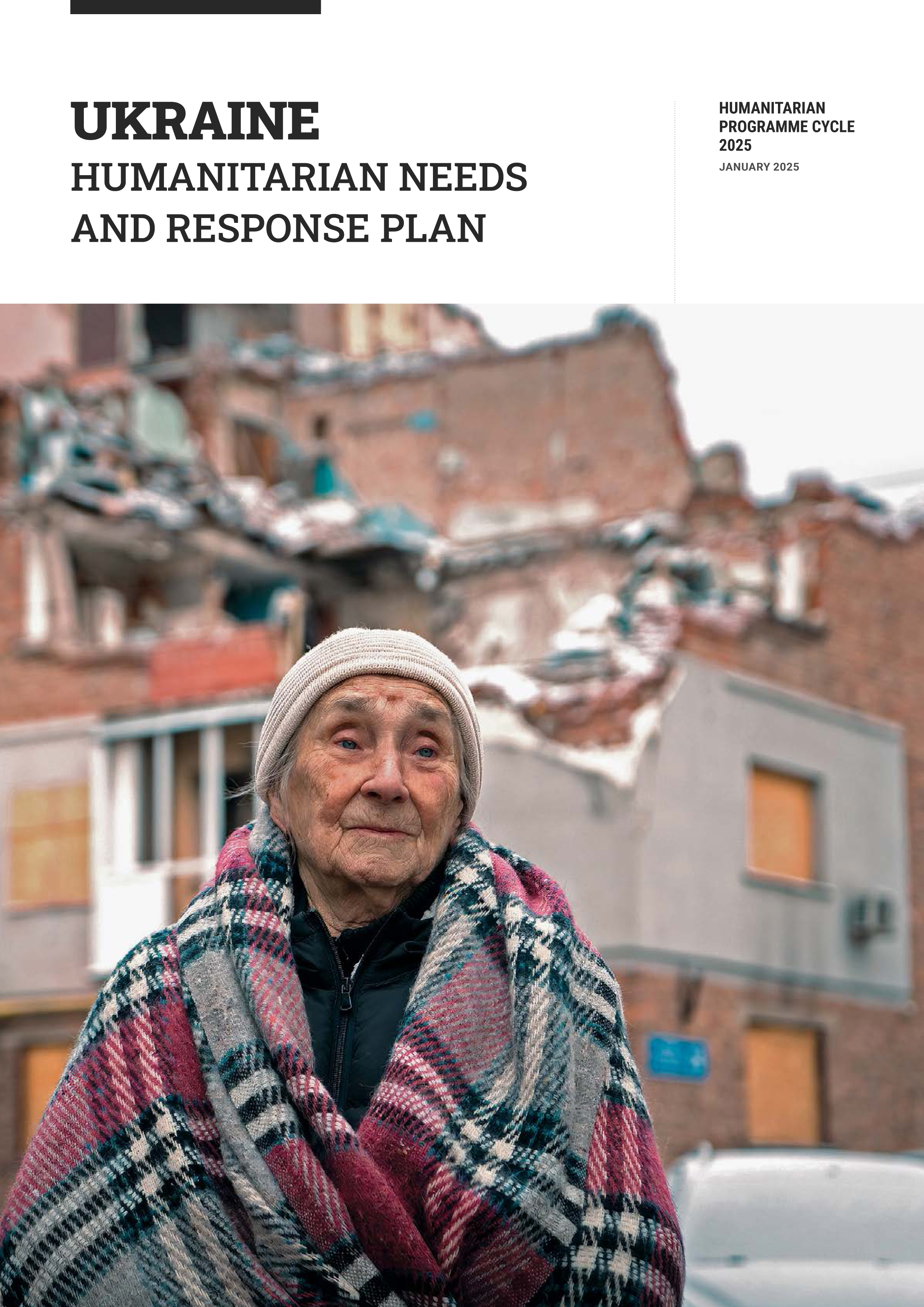 Cover from Ukraine Humanitarian Needs and Response Plan 2025