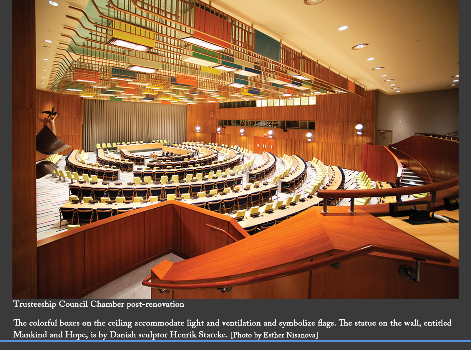 Trusteeship Council Chamber post-renovation