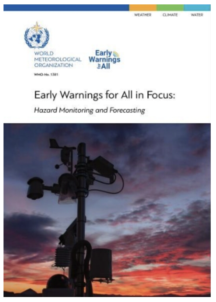 Report cover for Early Warnings for All in Focus: Hazard Monitoring and Forecasting