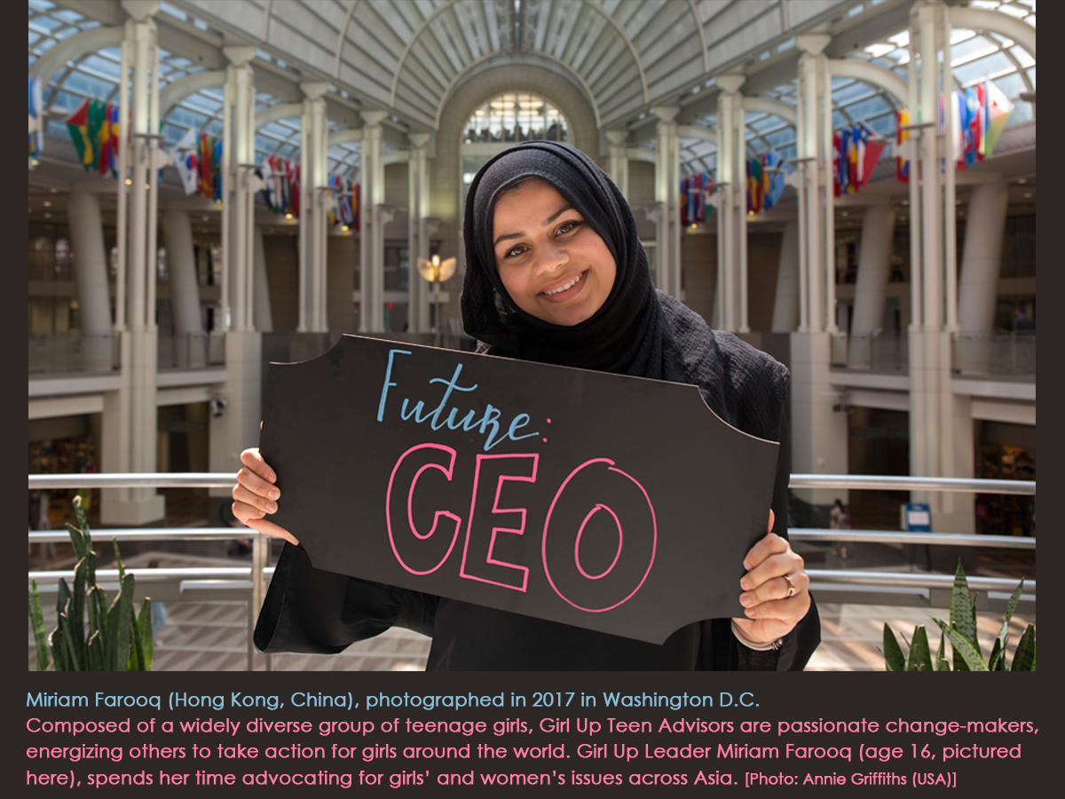 Miriam Farooq (Hong Kong, China), photographed in 2017 in Washington D.C.