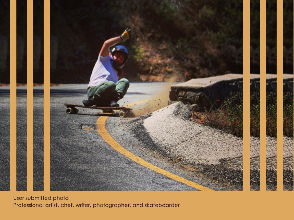 Professional artist, chef, writer, photographer, and skateboarder 