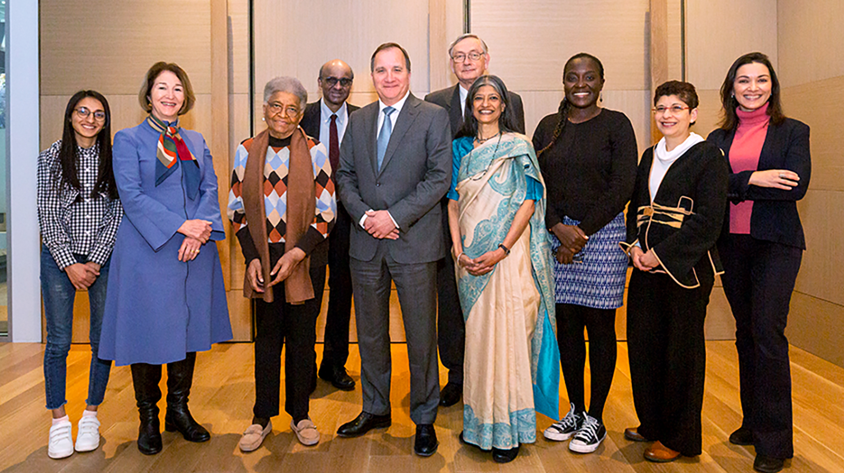 group photo of the HLAB Secretariat