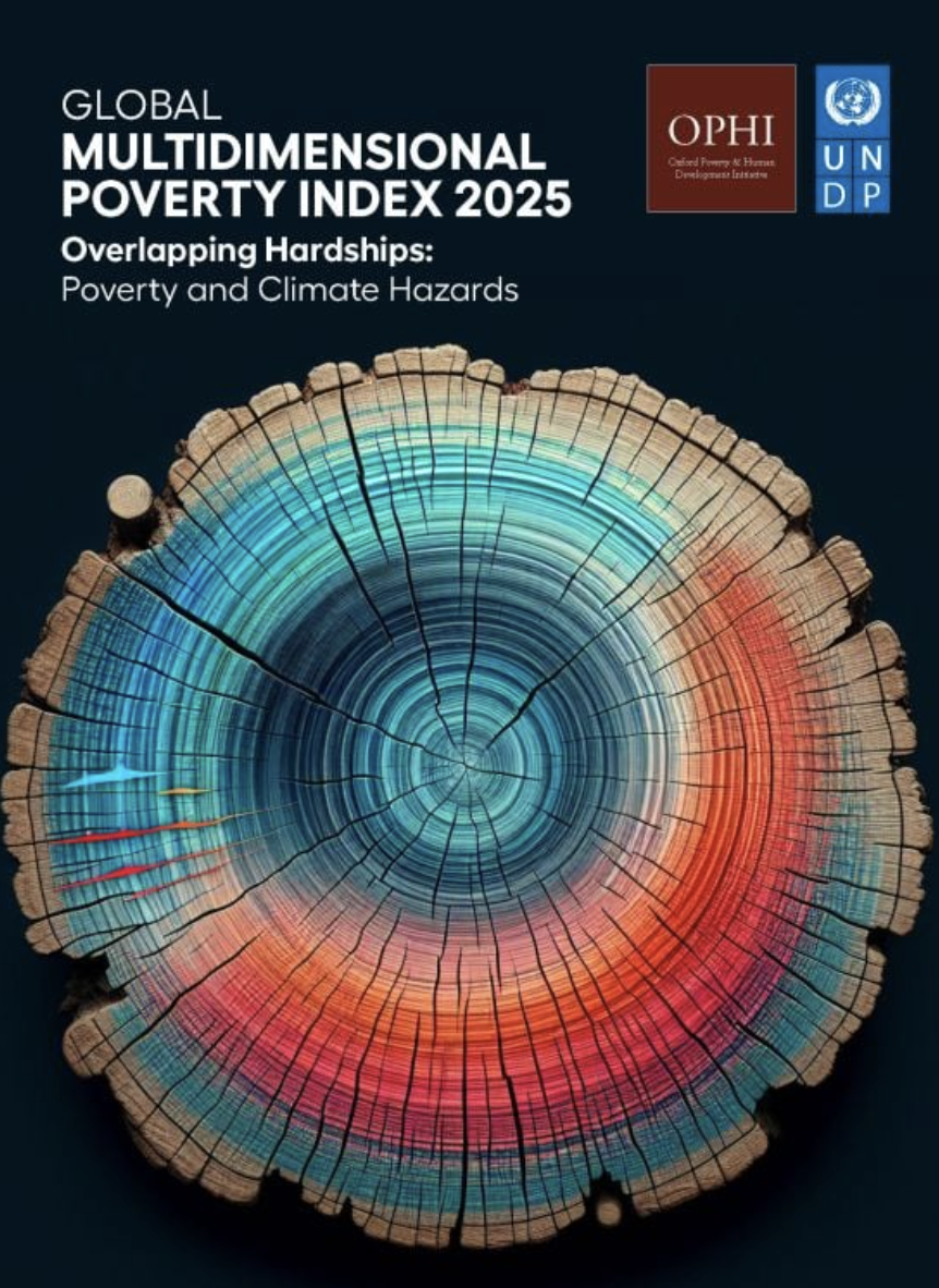 Report cover for 2025 Global Multidimensional Poverty Index