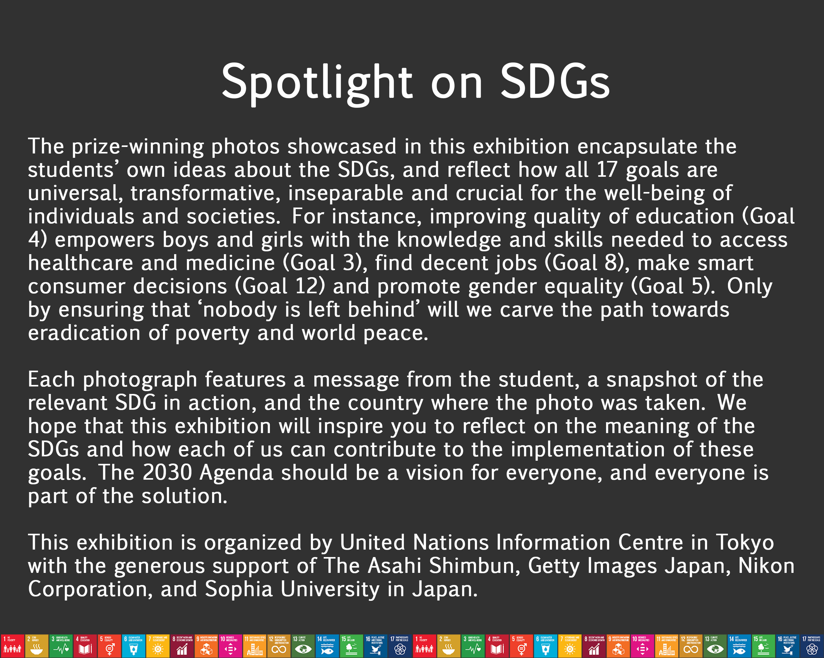 Spotlight on SDGs