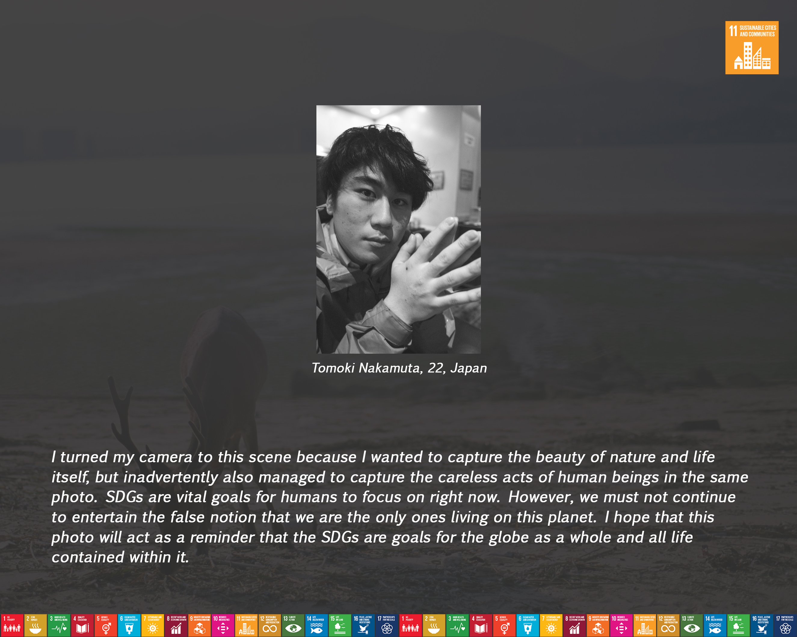 TOMOKI NAKAMUTA, 22, Japan