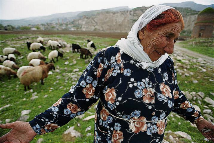 Elderly woman in field with sheep Rural Turkey. Photo: World Bank / Scott Wallace Elderly woman in field with sheep Rural Turkey.