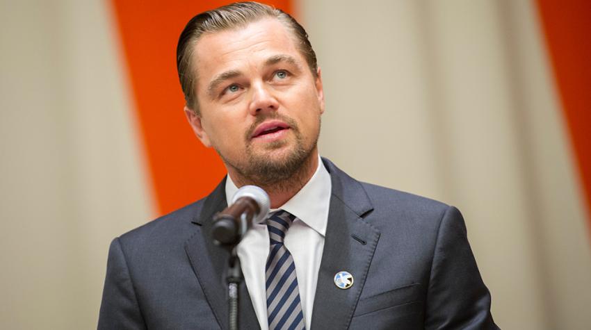 Leonardo DiCaprio, Leonardo DiCaprio speaks at the screening of the documentary film ""Before the Flood""