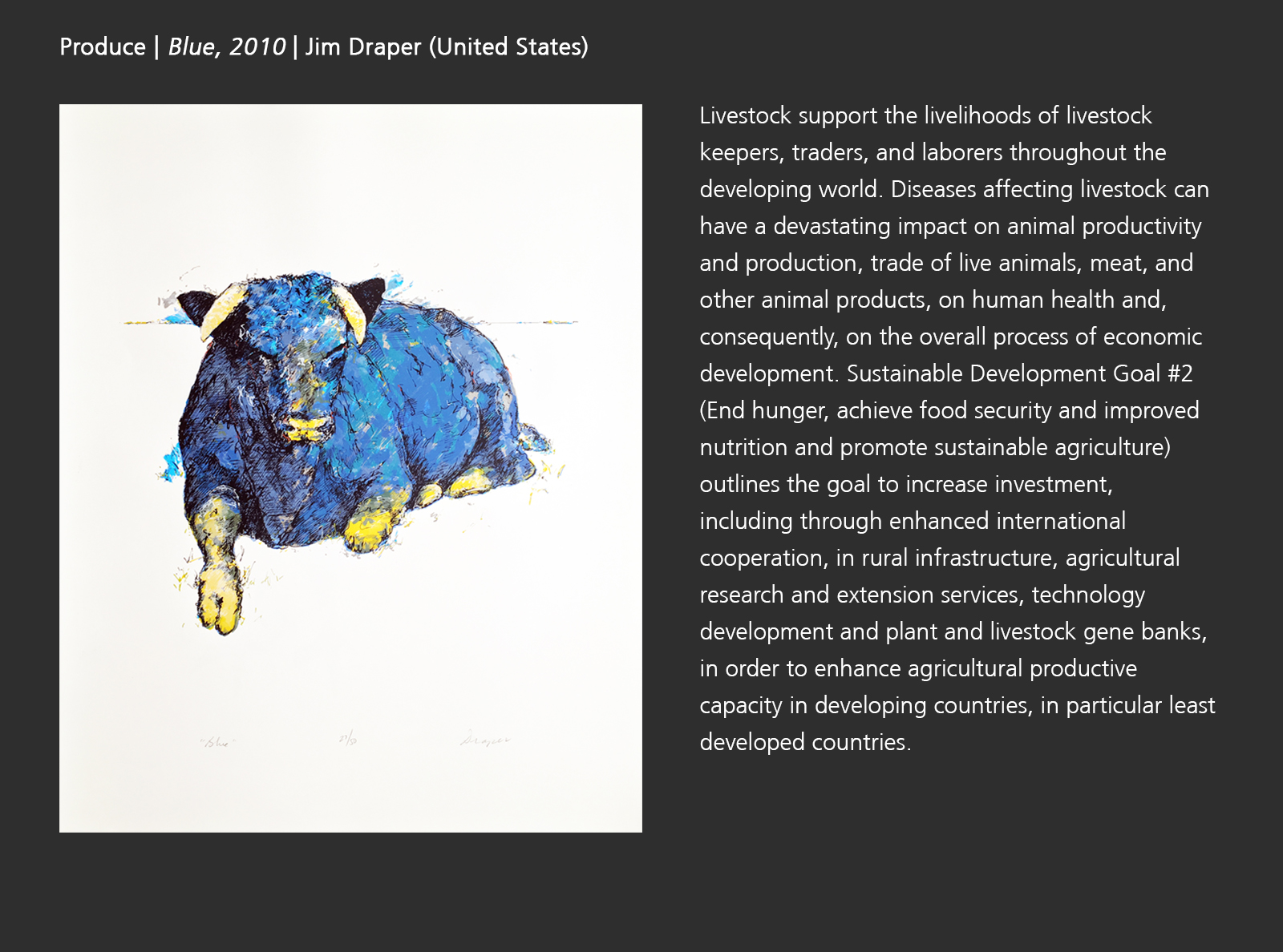 Produce | Blue, 2010 | Jim Draper (United States) 