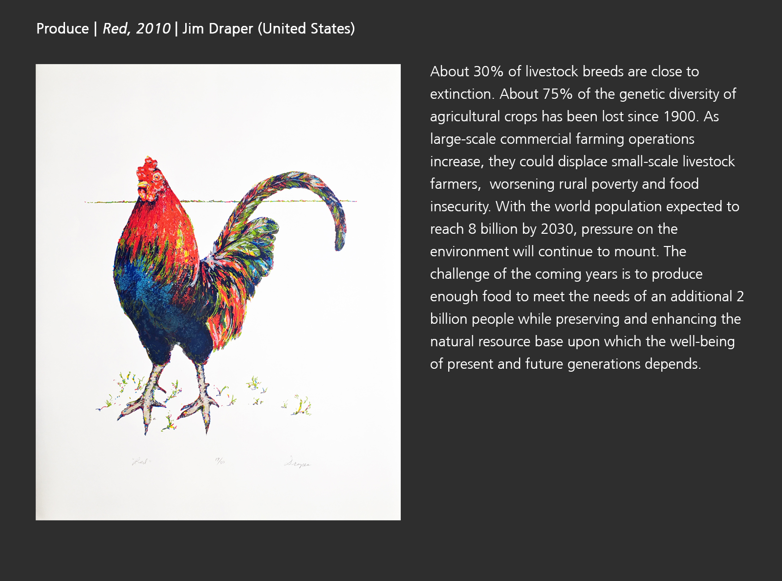 Produce | Red, 2010 | Jim Draper (United States) 