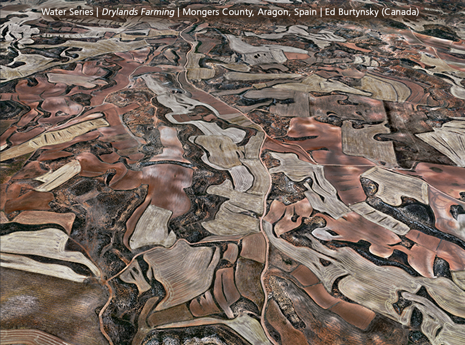 Water Series | Drylands Farming | Mongers County, Aragon, Spain | Ed Burtynsky (Canada)