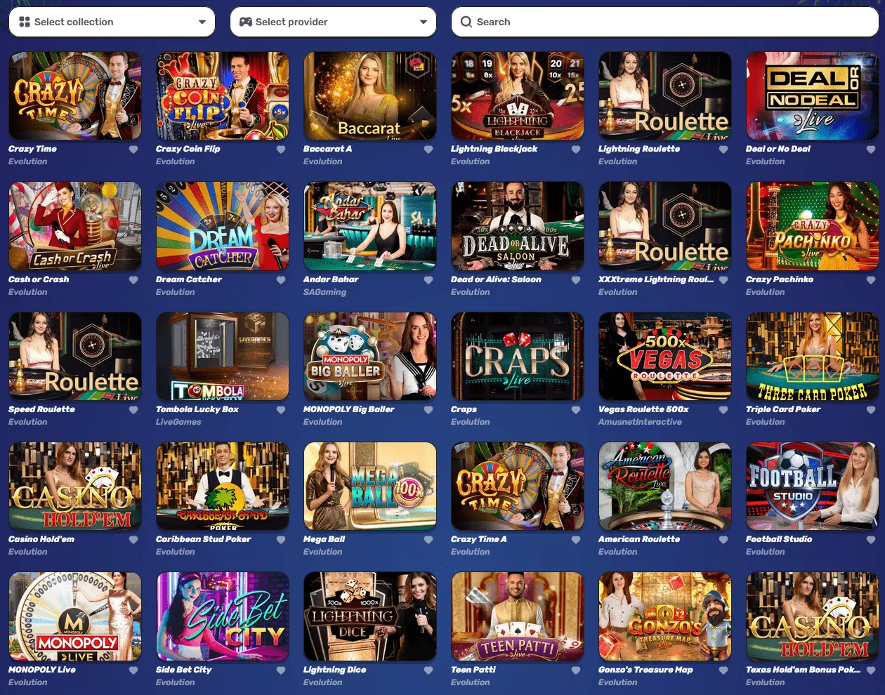 Gamblezen Live Casino