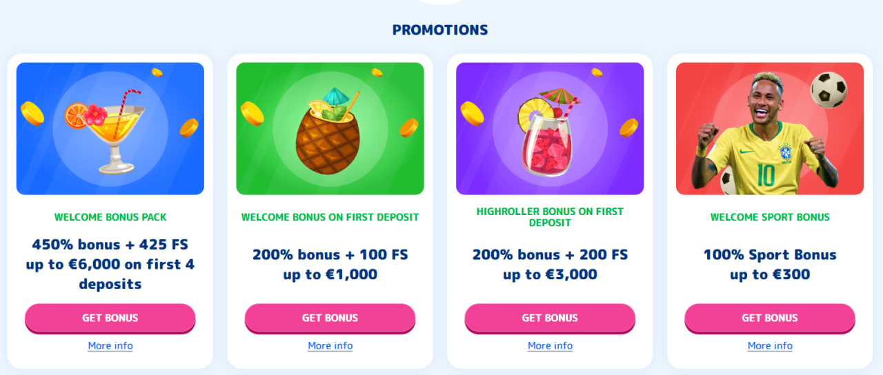 Casino Joy Bonuses