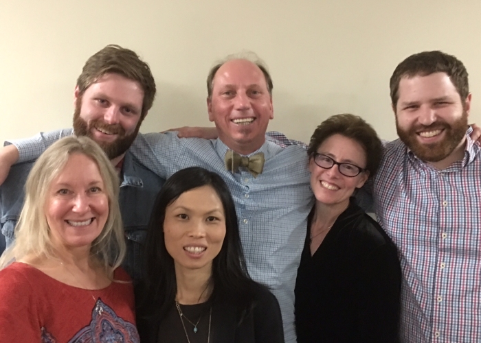 Danny Nowell, Blake Reemtsma, Matt Alberswerth, Claire , Terri Leker, P.A. Le