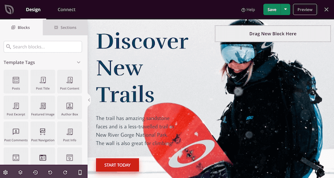 SeedProd's advanced theme builder feature SeedProd's advanced theme builder feature
