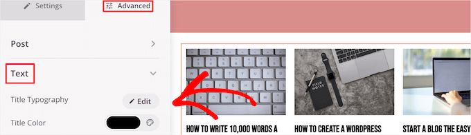 Customize post grid text Customize post grid text