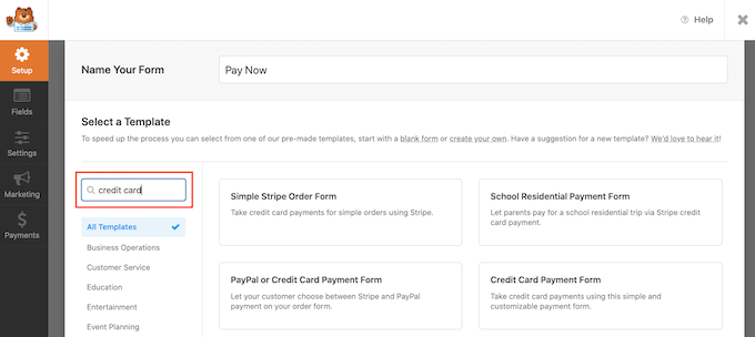 Selecting a credit card payment form for WordPress Selecting a credit card payment form for WordPress