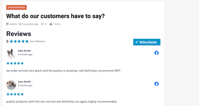 How to show Facebook reviews on a WordPress website How to show Facebook reviews on a WordPress website