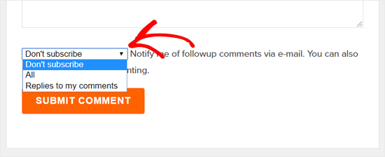 Subscribe to Comments in WPBeginner Blog Subscribe to Comments in WPBeginner Blog