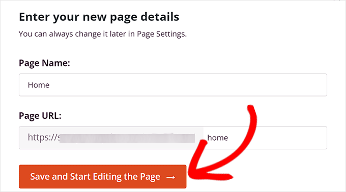 Landing page title and URL Landing page title and URL