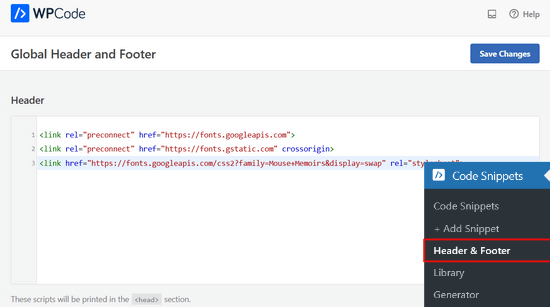 Add font code to your WordPress site Add font code to your WordPress site