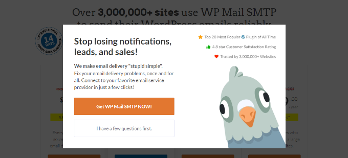 A Yes/No optin from WP Mail SMTP Yes no optin on WP mail smtp
