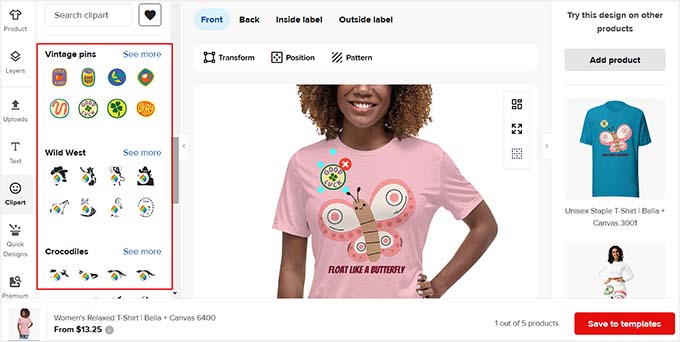 Adding charts and graphs to your WordPress website Add clipart to your shirt