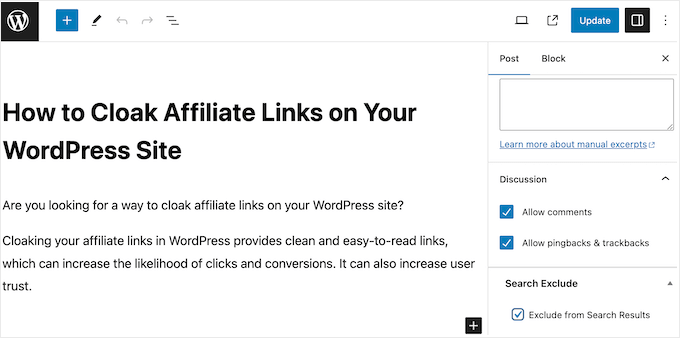The Search Exclude WordPress plugin The Search Exclude WordPress plugin