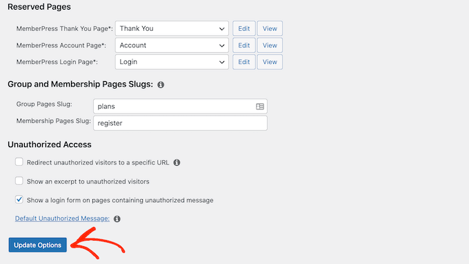 Saving the client portal account changes Saving the client portal account changes