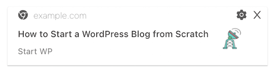 PushEngage example post notification PushEngage example post notification