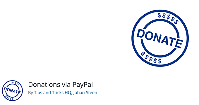 Donations via PayPal Donations via PayPal