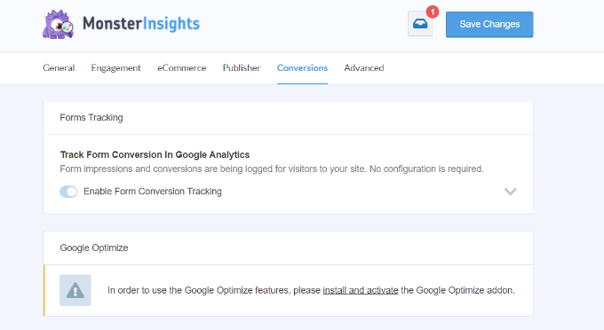 Conversion settings Conversion settings